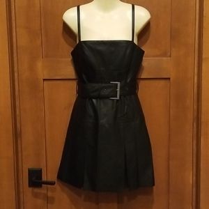 Free People Vegan Leather Dress